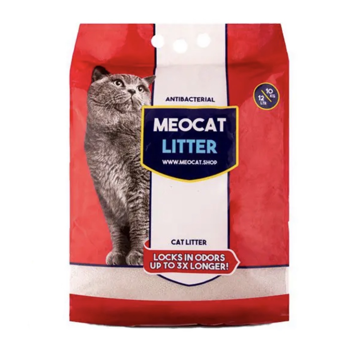 خاک گربه گرانول سوپرکلامپ معطر میوکت meocat litter وزن 10 کیلوگرم
