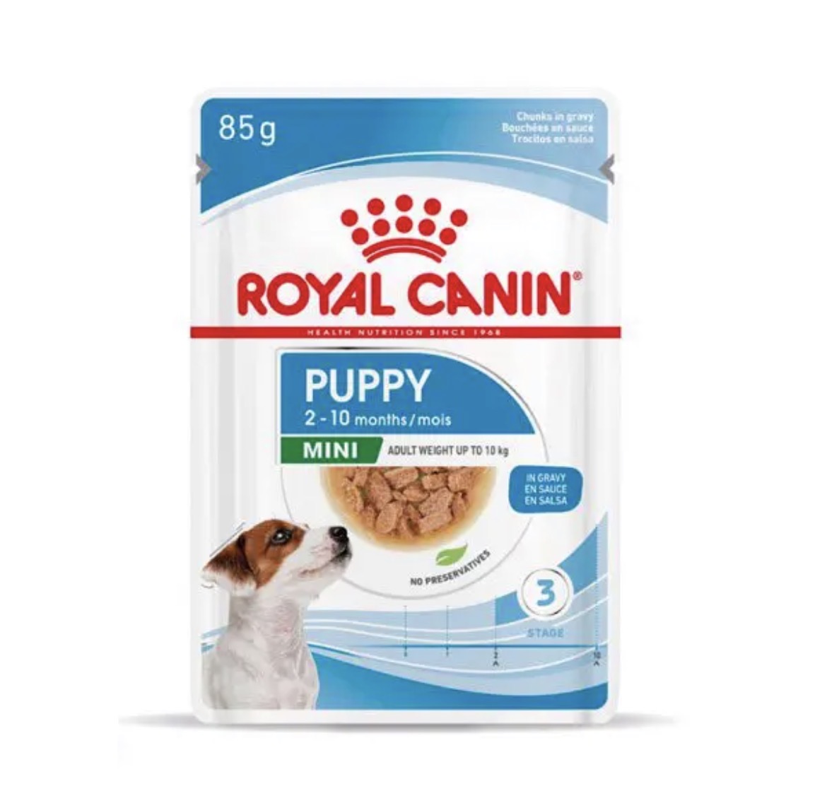پوچ توله سگ رویال کنین مدل Mini Puppy وزن 85 گرم